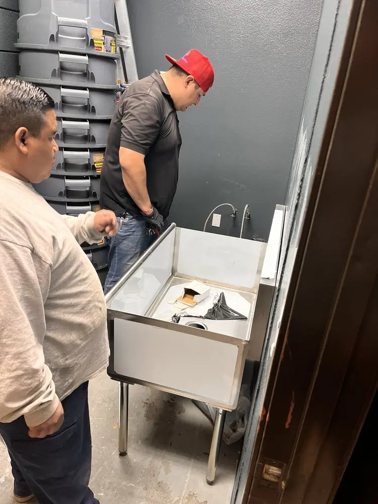 Commercial plumbing and sink installation in Suplee